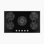 مسطح بلت إن غاز 90 سم كريستال أسود – إيكوماتك | 5 شعلات INFINITY - S917DC