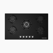 مسطح بلت إن غاز 90 سم كريستال أسود – إيكوماتك | 5 شعلات - S907ALS