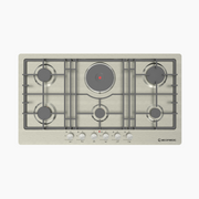 مسطح بلت إن غاز 92 سم ستانلس ستيل مع عين كهرباء | 6 شعلات XL - S963XLE