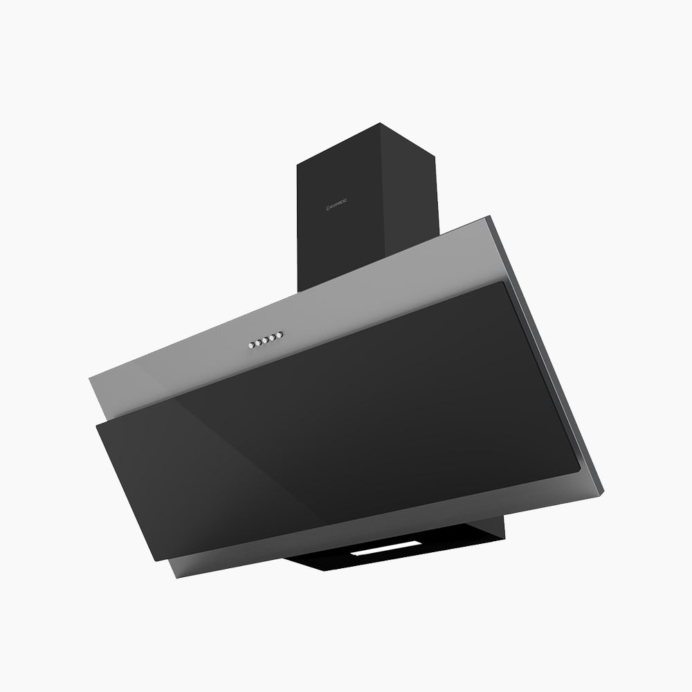 جديد - شفاط إيكوماتيك 90 سم DECORATIVE مائل | كريستال أسود - H9106EBX