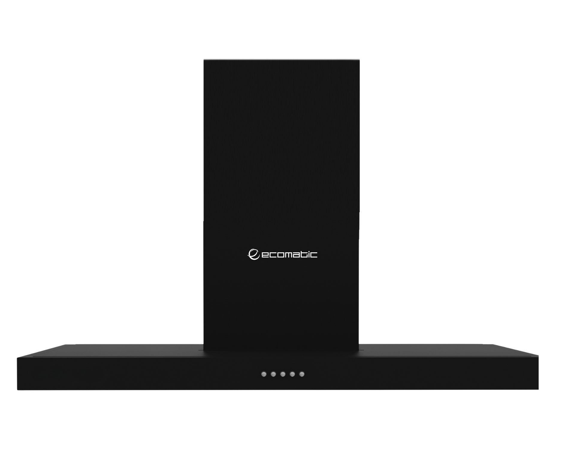 شفاط إيكوماتك 90 سم  لون أسود على شكل حرف T - H910TBKB