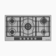 مسطح غاز بلت إن 92 سم – ستانلس ستيل – 5 شعلات XL – موديل S963XLGC