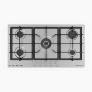 مسطح بلت إن غاز 92 سم ستانلس ستيل | 5 شعلات XL - S953XLC