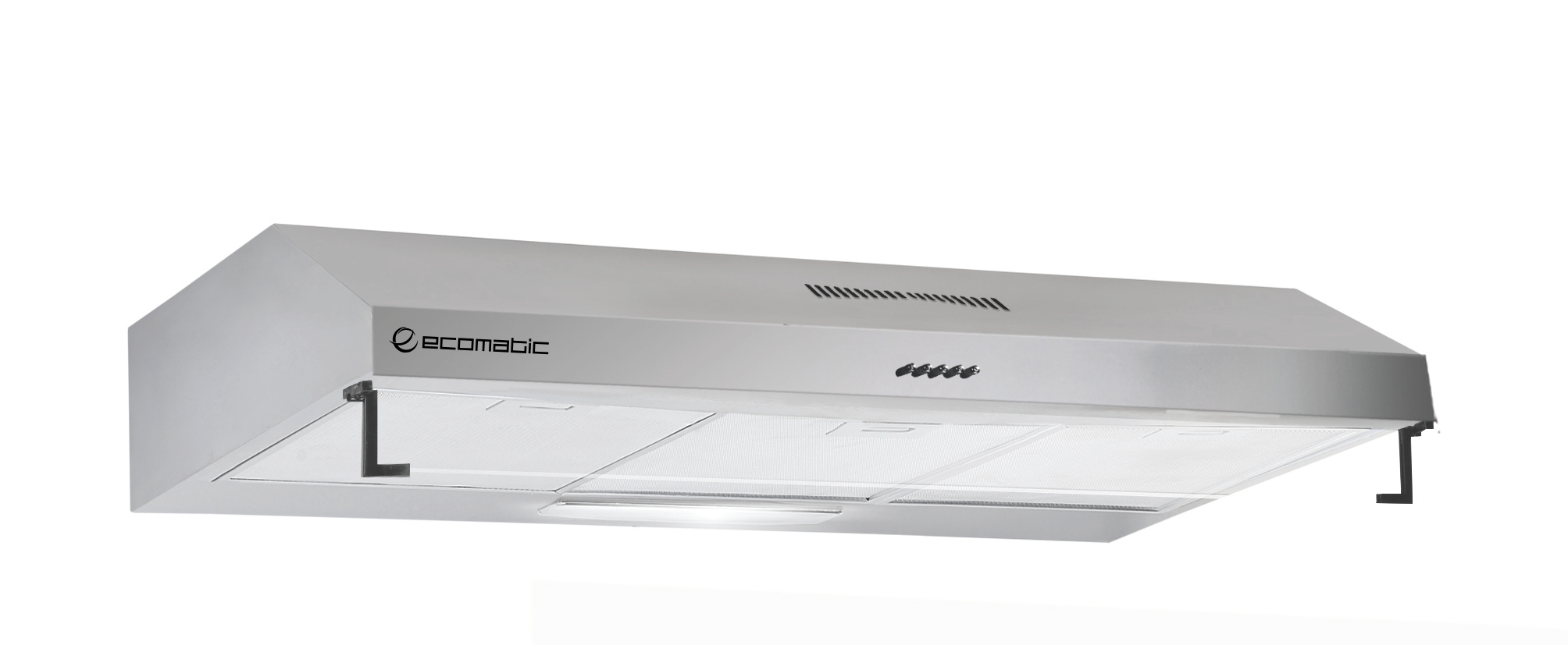 شفاط إيكوماتك 90 سم فلات  ستانلس - H96NFF