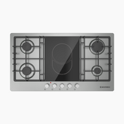 مسطح بلت إن غاز 92 سم ستانلس ستيل مع عين فيترو سيراميك | 5 شعلات XL - S963XLV