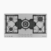 مسطح بلت إن غاز 92 سم ستانلس ستيل | 5 شعلات XL - S9103XLPRO