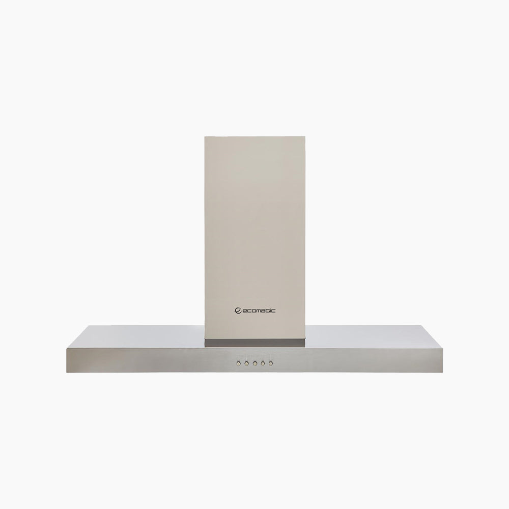 شفاط إيكوماتيك 90 سم – استانلس ستيل على شكل حرف I | 3 سرعات – فلاتر كربون – إضاءة LED - H910TB