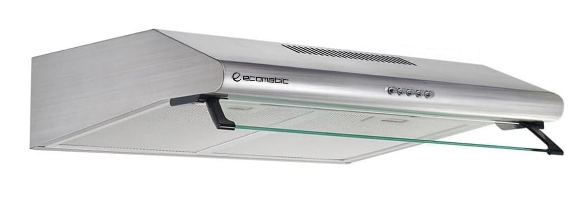 شفاط إيكوماتك 60 سم فلات  ستانلس - H66NCF