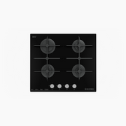 مسطح غاز بلت إن 60 سم – كريستال أسود – S657C Spider