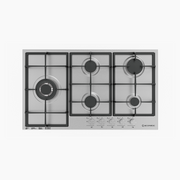 مسطح بلت إن غاز 90 سم ستانلس ستيل SLIM – | 5 شعلات - S913C