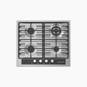 مسطح غاز بلت إن 60 سم – ستانلس ستيل × لوحة تحكم كريستال – S603GC