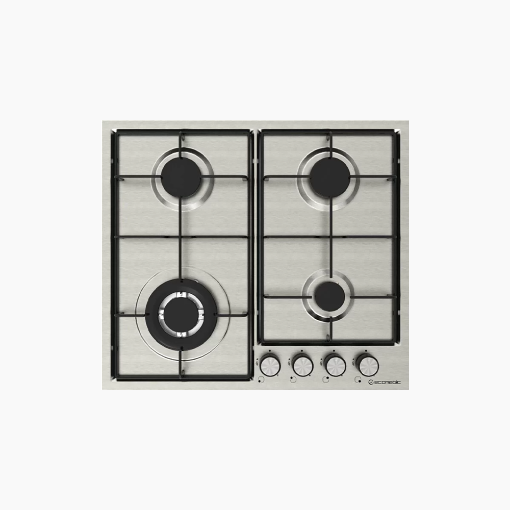 مسطح غاز بلت إن 60 سم – ستانلس ستيل SLIM – S613S