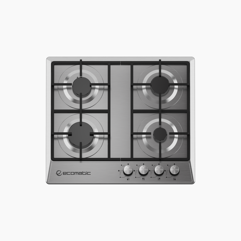 مسطح غاز بلت إن 60 سم – ستانلس ستيل – S603OBC