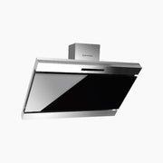 شفاط إيكوماتيك جزيرة 90 سم – تصميم مائل كريستال أسود × استانلس | تاتش - H9210FOT