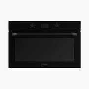 فرن بلت إن غاز 90 سم كريستال أسود ديجيتال تاتش – إيكوماتك | شواية غاز - G9504GTDX