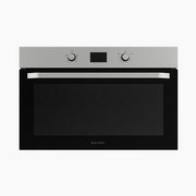 فرن بلت إن غاز 90 سم كريستال أسود ديجيتال تاتش – إيكوماتك | شواية غاز - G9504TDX