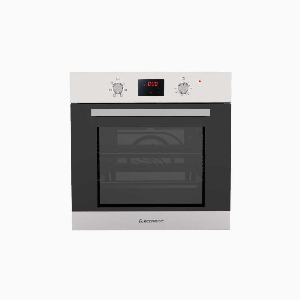 فرن ايكوماتك كهرباء 60 سم بشواية كهرباء – استانلس | 6 وظائف - E6406TD